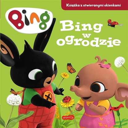 Attēls no Bing w ogrodzie. Książka z otwieranymi okienkami