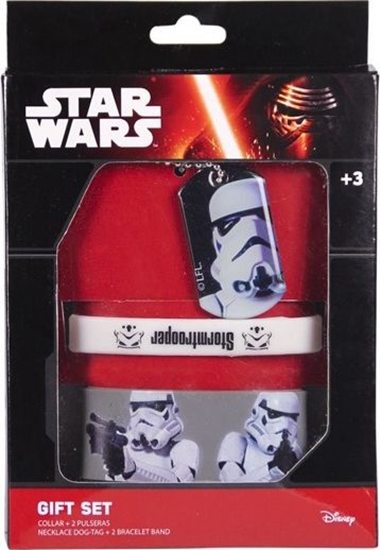 Изображение BIŻUTERIA STAR WARS GIFT SET OPASKA NASZYJNIK BIAŁY standard