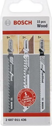 Attēls no Bosch 2 607 011 436 jigsaw/scroll saw/reciprocating saw blade Jigsaw blade 15 pc(s)