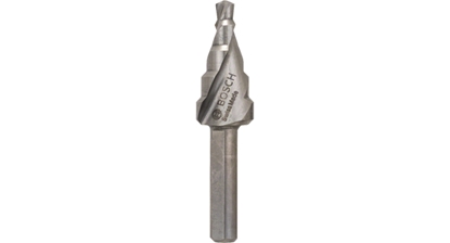 Изображение Bosch HSS Step Drill Bits, 3-flat Shank