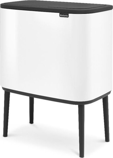 Picture of Brabantia Bo Touch Bin white 3 x 11 L