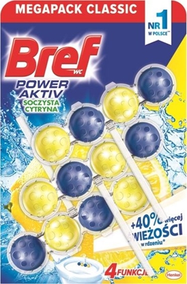 Picture of Bref Zawieszka do WC Bref Active Lemon 3x50g uniwersalny