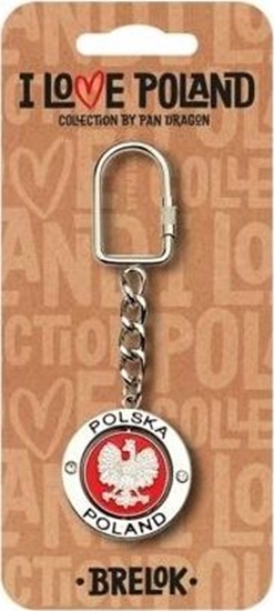 Picture of Breloczek Pan Dragon Brelok I love Poland Polska ILP-BRE-C-PL-03