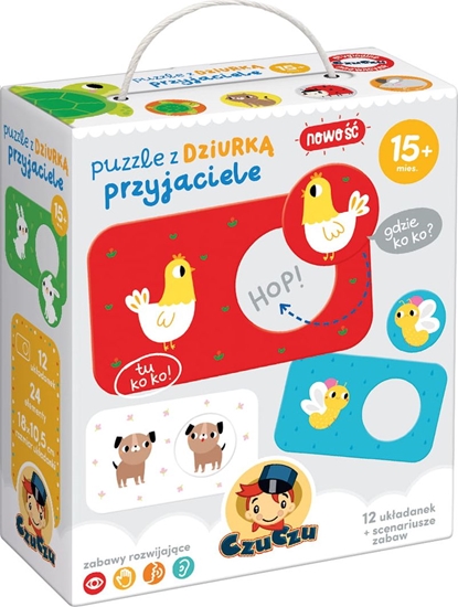 Picture of Bright Junior Media Puzzle z dziurką Przyjaciele