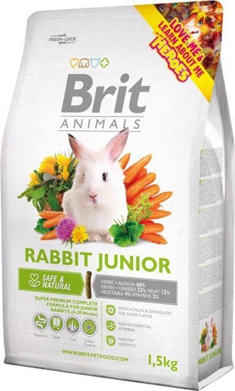 Изображение Brit ANIMALS 1,5kg KRÓLIK JUNIOR COMPLETE