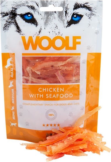 Изображение Brit WOOLF 100g CHICKEN SEAFOOD