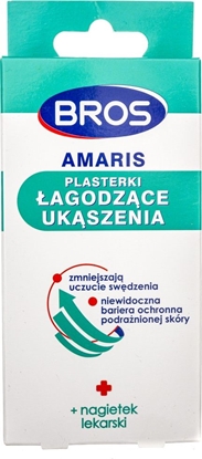 Изображение Bros Bros Amaris Plasterki łagodzące ukąszenia - 20 sztuk