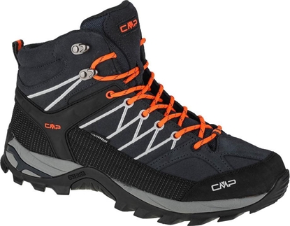 Attēls no Buty trekkingowe męskie CMP Rigel Mid Trekking Shoe Wp Antracite/Flash Orange r. 47 (3Q12947-56UE)