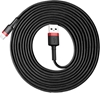 Picture of Kabel USB Baseus USB-A - Lightning 3 m Czarno-czerwony (CALKLF-R91)