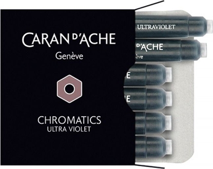 Picture of Caran d`Arche Naboje atramentowe Chromatics fioletowe 6 sztuk