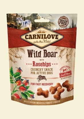 Picture of Carnilove Przysmak Dog Snack Fresh Crunchy Wild Boar+Rosehips 200g