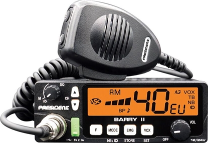 Изображение CB Radio Radio CB PRESIDENT BARRY II ASC VOX 12/24V