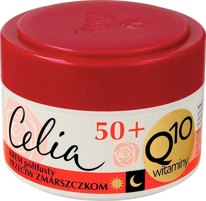 Attēls no Celia Krem do twarzy Q10 Witaminy 50+ przeciwzmarszczkowy 50ml