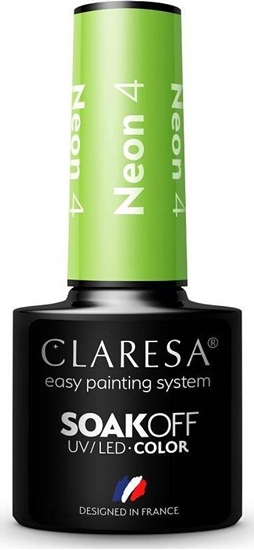 Изображение Claresa Claresa Soak Off UV/LED Neon lakier hybrydowy 4 5g