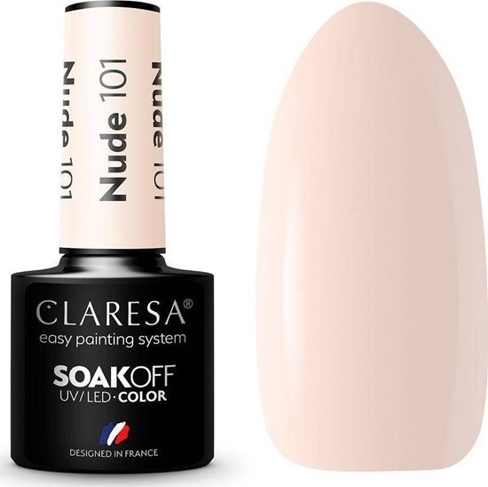 Изображение Claresa Claresa Soak Off UV/LED Nude lakier hybrydowy 101 5g