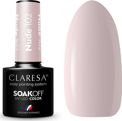 Изображение Claresa Claresa Soak Off UV/LED Nude lakier hybrydowy 102 5g