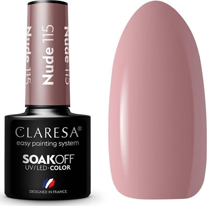 Изображение Claresa Claresa Soak Off UV/LED Nude lakier hybrydowy 115 5g