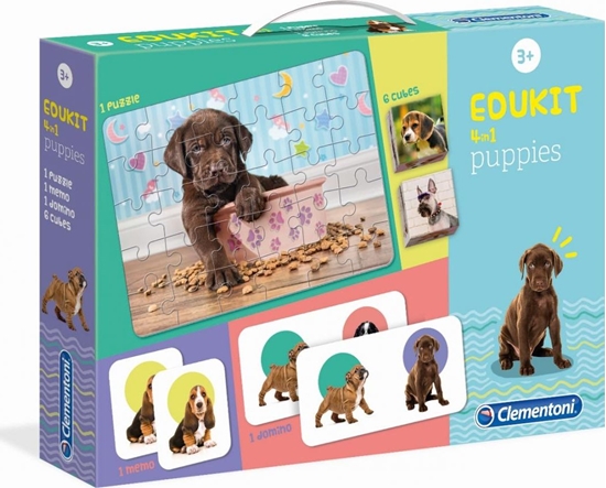 Picture of Clementoni Clementoni Edukit 4w1 Puppies 18071