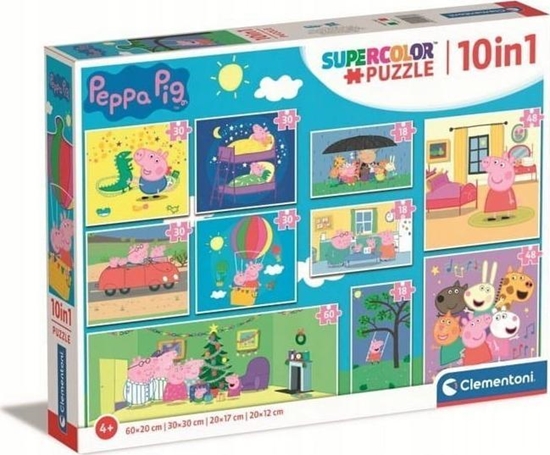 Picture of Clementoni Clementoni Puzzle 10w1 Świnka Peppa. Peppa Pig 20271