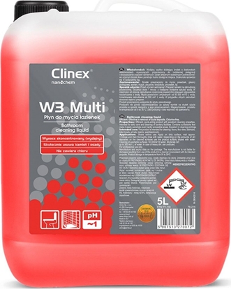 Picture of Clinex Preparat CLINEX W3 Multi 5L, do mycia sanitariatów i łazienek, skoncentrowany