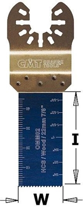 Attēls no CMT Brzeszczot oscylacyjny W=22 I=48 TPI=18, uchywt uniwersalny (OMM02-X1)