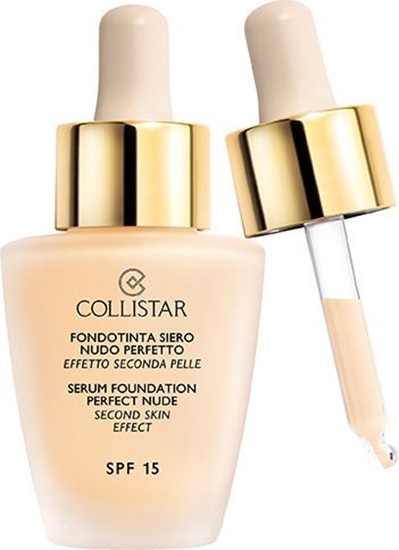 Picture of Collistar Serum Foundation Perfect Nude SPF15 Second Skin Effect podkład do twarzy 1 Avorio 30ml