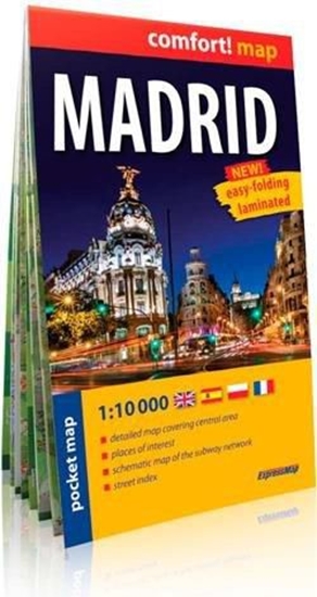 Picture of Comfort!map Madryt (Madrid) 1:10000 plan miasta