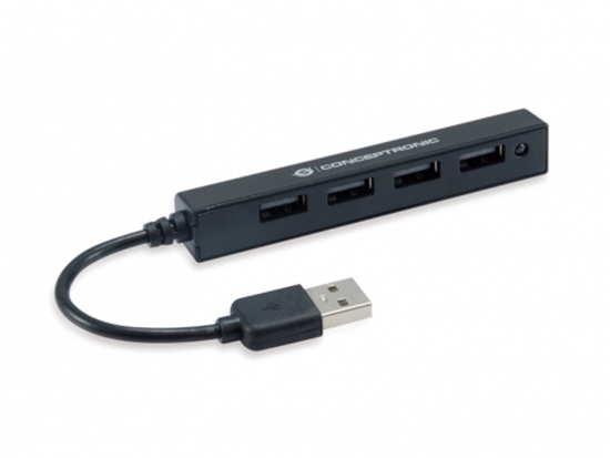 Picture of Conceptronic HUBBIES05B 4-Port-USB 2.0-Hub