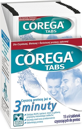 Изображение Corega  Tabletki czyszczące do protez 6 szt.