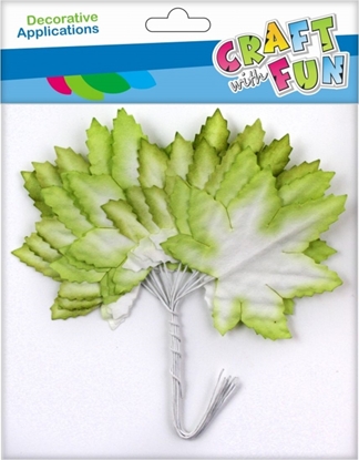 Picture of Craft with Fun CF OZDOBA DEK DRUCIK LISC 4CM 12SZT ZIEL 12/960