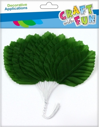 Изображение Craft with Fun CF OZDOBA DEK DRUCIK LISC 5,5CM 12SZT ZIEL12/960