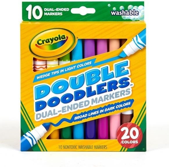 Изображение Crayola Markery dwustronne 10 kolorów (268857)