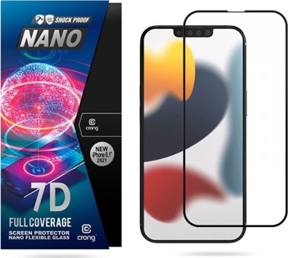 Picture of Niepękające szkło hybrydowe 7D Nano Flexible Glass iPhone 14 / iPhone 13 / iPhone 13 Pro