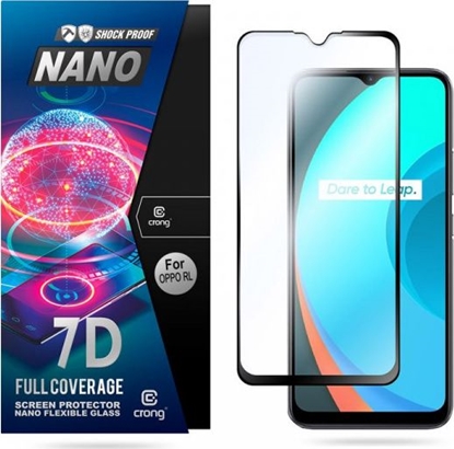 Изображение Crong Crong 7D Nano Flexible Glass - Szkło hybrydowe 9H na cały ekran OPPO realme C11