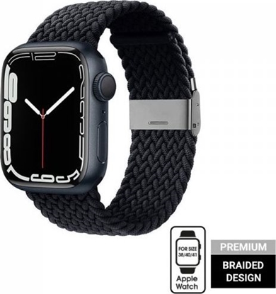 Attēls no Crong Pasek pleciony Crong Wave Band do Apple Watch 38/40/41 mm grafitowy