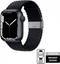 Изображение Crong Pasek pleciony Crong Wave Band do Apple Watch 38/40/41 mm grafitowy