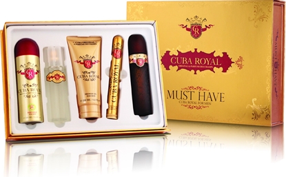 Picture of Cuba Royal Must Have Zestaw dla mężczyzn EDT 100ml + EDT 35ml + Dezodorant 200ml + Żel pod prysznic 200ml + Woda po goleniu 100ml