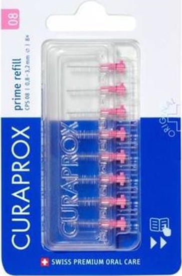 Picture of Curaprox Curaprox Prime Refill CPS 0,8 - 3,2 mm Szczoteczka do przestrzeni międzyzębowych 8szt