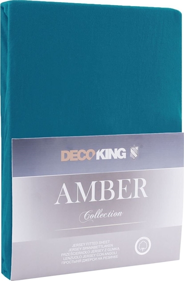 Изображение Decoking DecoKing prześcieradło bawełniane AMBER BLUESAPPHIRE 180-200x200+30