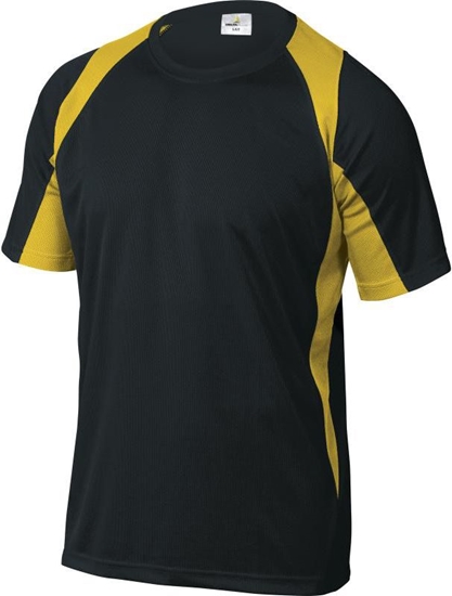 Picture of Delta Plus T-Shirt poliester 160G szybkoschnący czarno-żółty L (BALINJGT)
