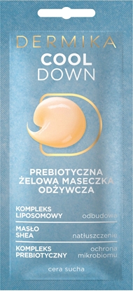 Attēls no Dermika Dermika Maseczki Piękności Prebiotyczna Żelowa Maseczka odżywcza Cool Down 10ml