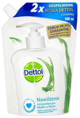 Picture of Dettol Antybakteryjne Mydło w Płynie Nawilżenie Zapas do pompki 500ml