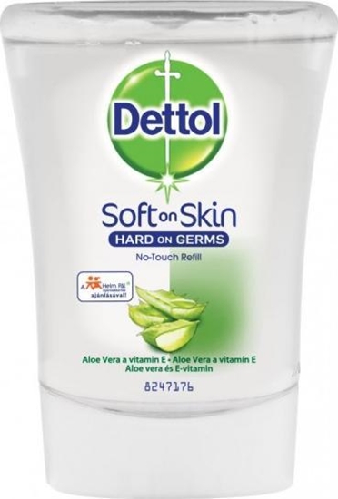 Изображение Dettol Antybakteryjne mydło w płynie, wkład do bezdotykowego aplikatora Aloe Vera 250ml