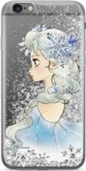 Picture of DISNEY ETUI PŁYNNY BROKAT ELSA 010 HUAWEI P SMART 2019 / HONOR 10 LITE SREBRNY standard