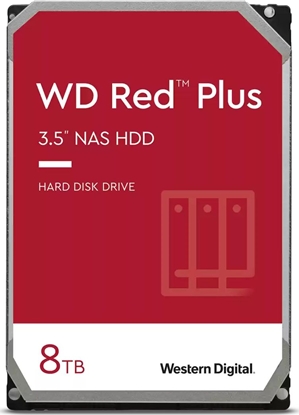 Attēls no Dysk serwerowy WD Red Plus 8TB 3.5'' SATA III (6 Gb/s)  (WD80EFZZ                       )