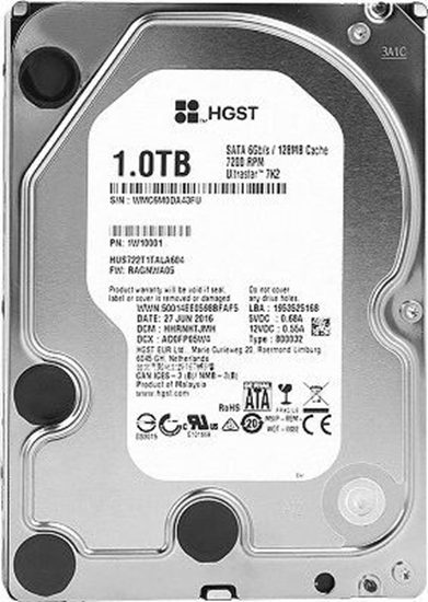 Picture of Dysk serwerowy WD Ultrastar DC HA210 1TB 3.5'' SATA III (6 Gb/s)  (1W10113)