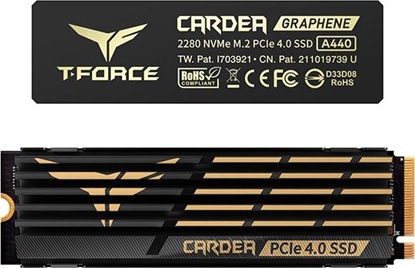 Attēls no Dysk SSD TeamGroup T-Force Cardea A440 2TB M.2 2280 PCI-E x4 Gen4 NVMe (TM8FPZ002T0C327)