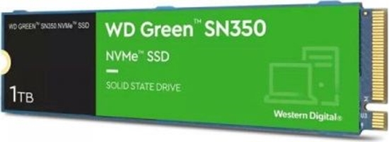 Изображение Dysk SSD WD Green SN350 1TB M.2 2280 PCI-E x4 Gen3 NVMe (WDS100T3G0C)