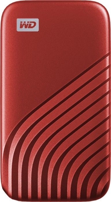 Изображение Dysk zewnętrzny SSD WD My Passport 500GB Czerwony (WDBAGF5000ARD-WESN)