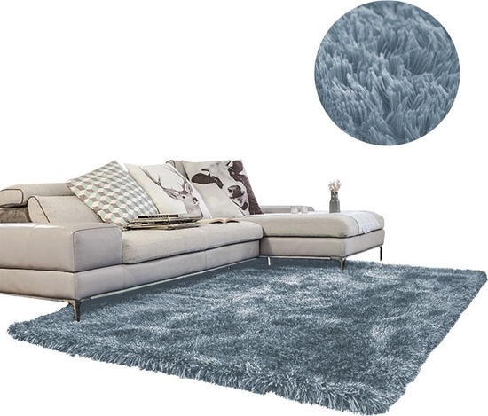 Изображение Dywan - Living Room Shaggy 140x190 - Dark Silver uniwersalny